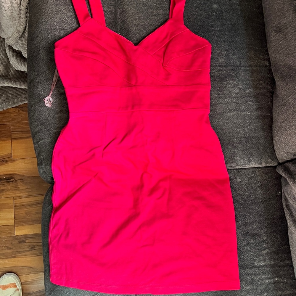 Pink short dress